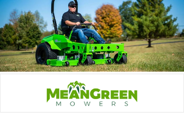 Mean green best sale mowers for sale